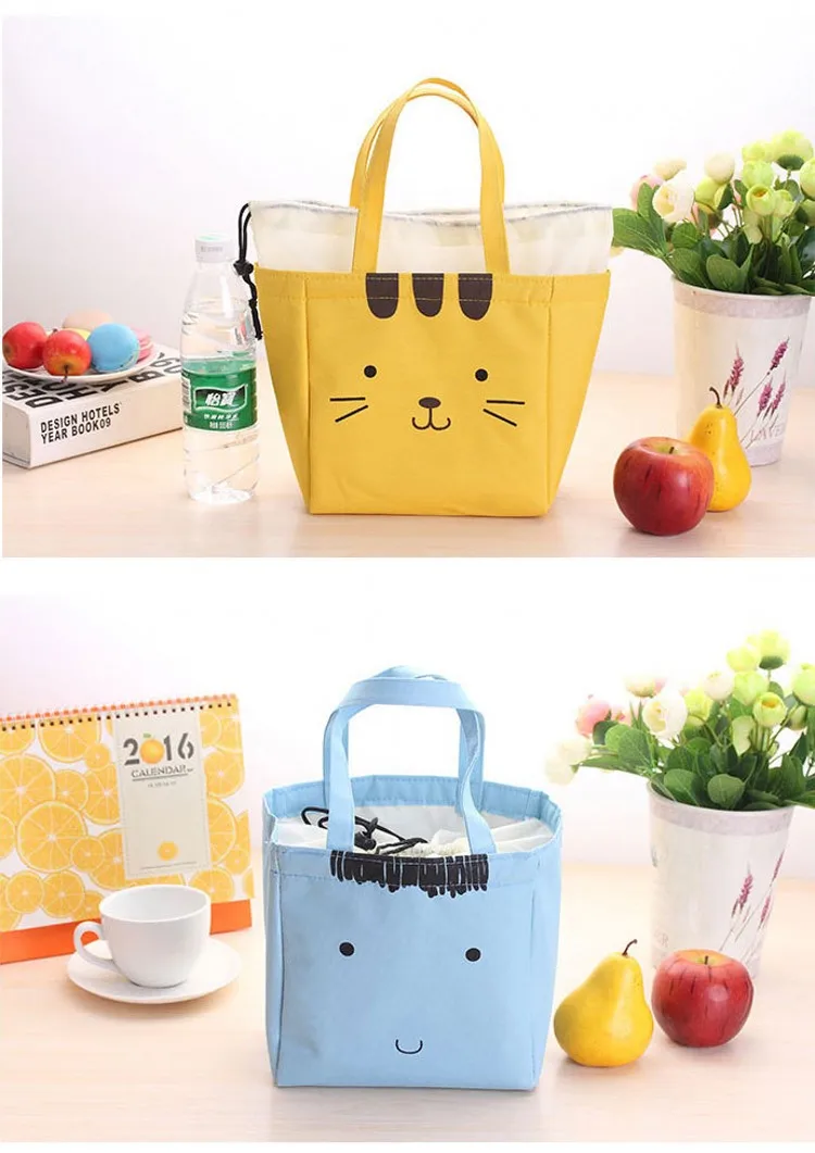 Модная пищевая свежая сумка-холодильник для завтраков водонепроницаемая сумка для пикника и путешествий Icepack термоизолированные Переносные сумки для обедов для детей