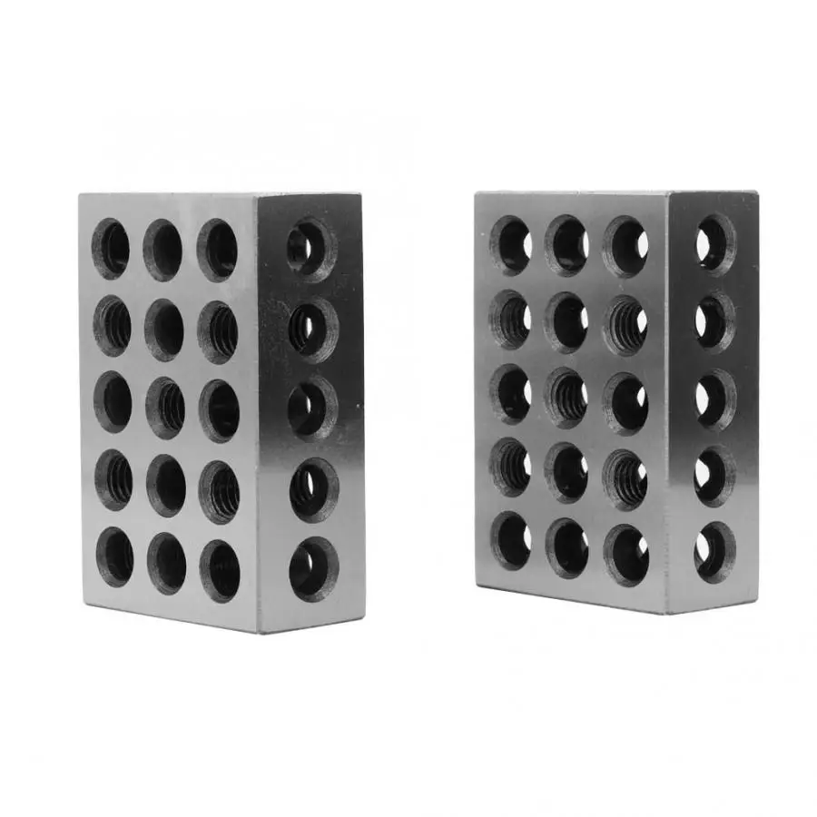 Параллельный зажимной блок 0,0003 ''Высокая точность 1'' x 2 ''x 3'' блоки 23 Отверстия параллельный зажимной блок фрезерный инструмент