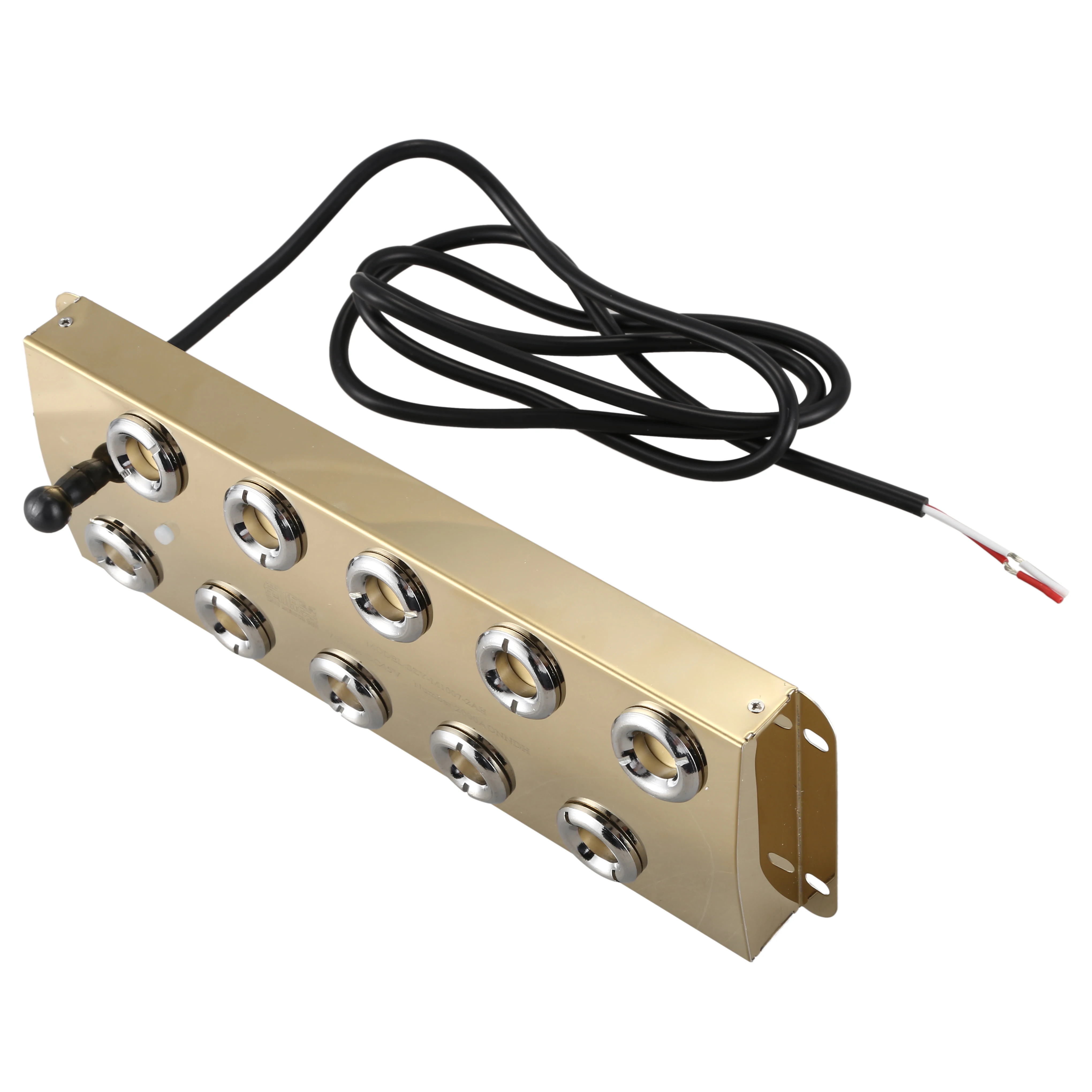 

10 Head Ultrasonic Mist Maker Fogger Stainless Steel Ultrasonic Humidifier Aeromist Hydroponics Nebulizer Water Fountain Pond At