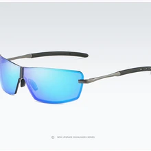 Горячая Распродажа, новые мужские цветные поляризованные солнцезащитные очки, мужские зеркальные очки для вождения, очки ночного видения