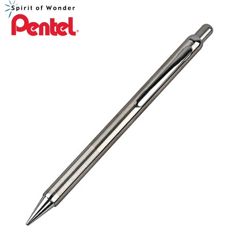 1 шт. пентел из нержавеющей стали автоматический карандаш 0,5 мм Ss475 Металл активности карандаш с сердечник рукопожатие тонкой паз