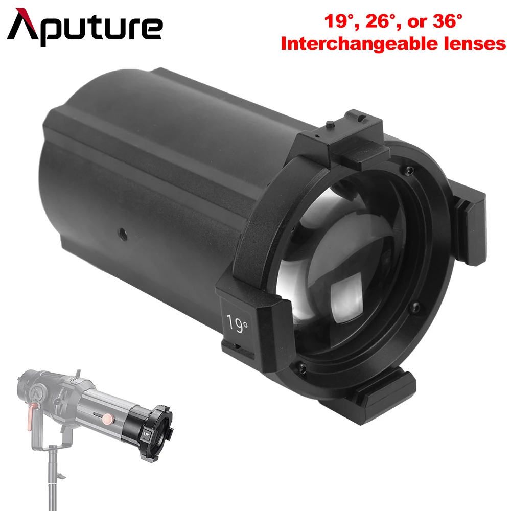 US $259.00 Aputure Spot Ligth Interchangeable Lens 19 26 36 For Aputure Spotlight Mount Set
