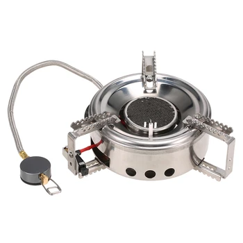 

Outdoor Gas Stove Head Butane for Camping Cooking Big Power Windproof Infrared Heating Stove Split-Type 3500W Stove