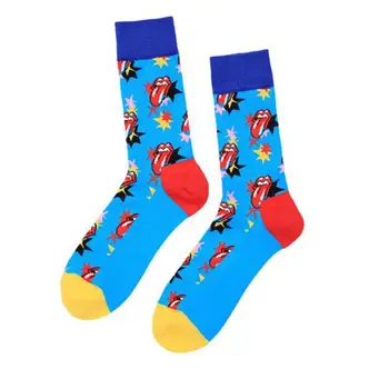 

Trendy Men Women Funny Fun Medium Tube Socks Fashion Wild Cotton Printed Sock AXYD