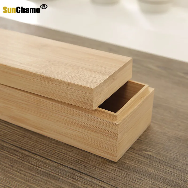 DIY Дом коробка для хранения натуральная Деревянная открытка Домашний Органайзер