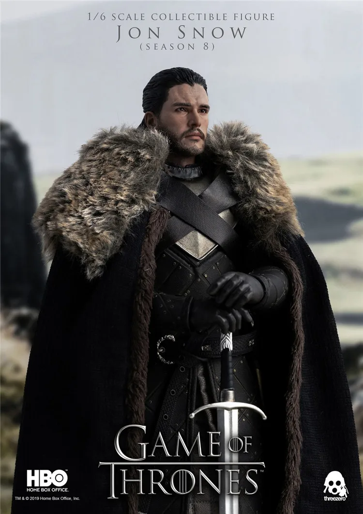В наличии Threezero HBO Игра престолов Джон Сноу Сезон 8 1/6 фигурка Aegon Таргариен|Игровые