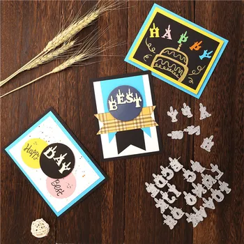 

DiyArts Letter English Alphabet Metal Cutting Dies Scrapbooking for Card Making Paper/photo Album Craft Stencil Templates Mold
