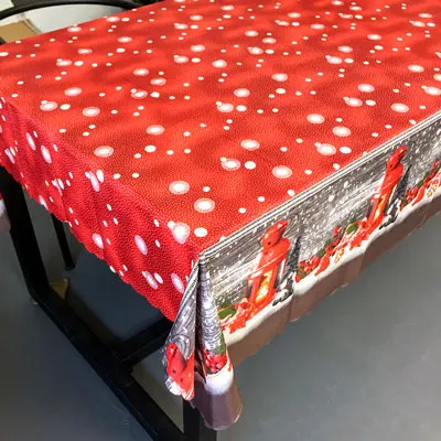 NICROLANDEE, 7 цветов, 150*180 см, полиэстер, моющаяся Рождественская скатерть, креативный, дизайн, декоративные, вечерние, для дома, сделай сам - Цвет: B