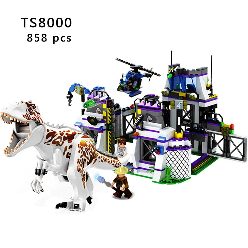 Jurassic World Dinosaurs 2 Park Fallen Kingdom Indoraptor Building Blocks Toys Bricks Blue Owen T Rex Dinos Gift Model Building Kits Aliexpress