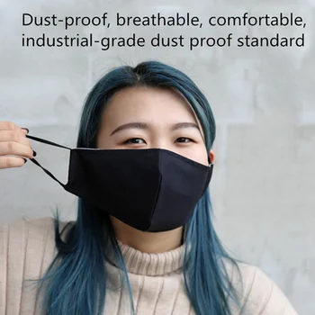 

1Pcs Washable Earloop Facial Mask Cycling Anti Dust Warmer Environmental Mouth Face Mask Replaceable Mask Filter