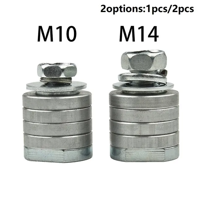 Adaptador de molinillo de ángulo M10/M14, cabeza de conversión, tuerca con reborde, ranuradora Variable para tuerca de bloqueo 100/125-230 3