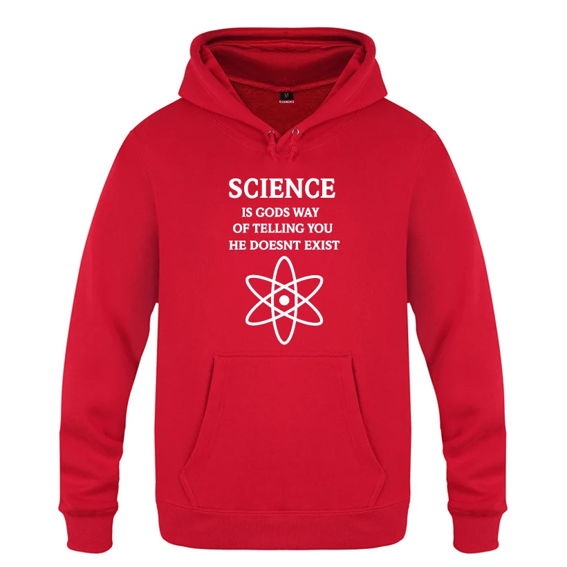 SCIENCE IS GODS-Atheism Atheist religion толстовки мужские мужские с капюшоном флисовый пуловер толстовки - Цвет: HOY BAT