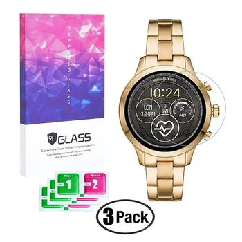 

3pcs For Michael Kors MKT5045 Watch 2.5D 9H Tempered Glass Screen Protector Explosion Proof Smart Protective Film Accessories