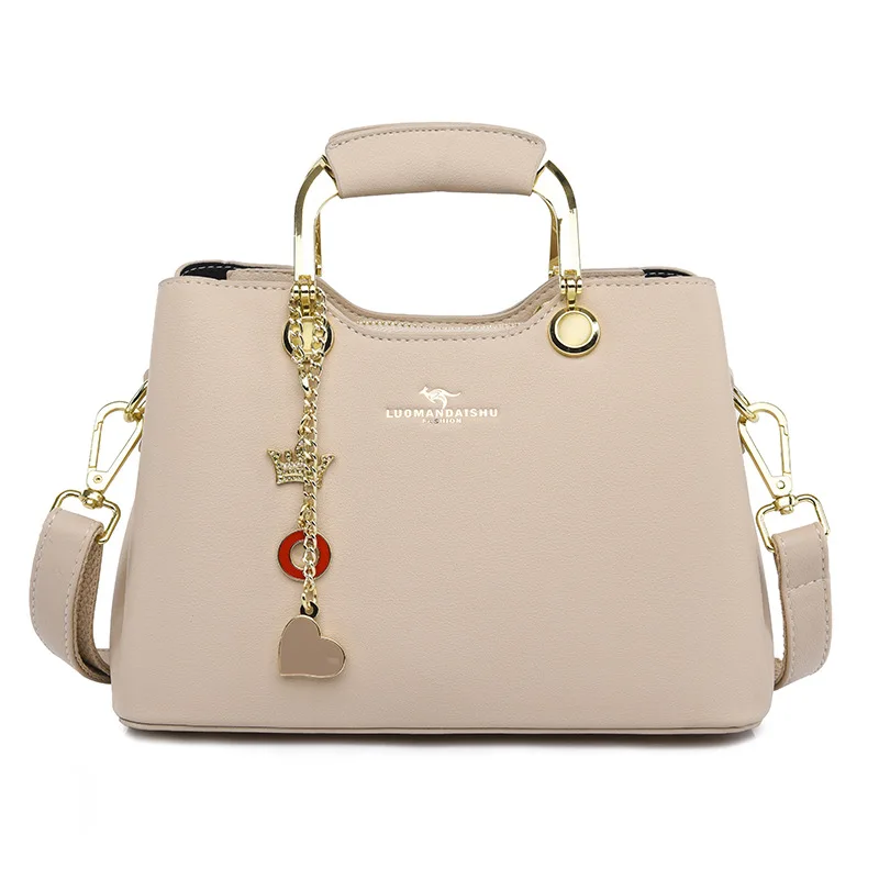 Messenger Handbag Large Black Crossbody Vegan Leather – Accessories Boutique