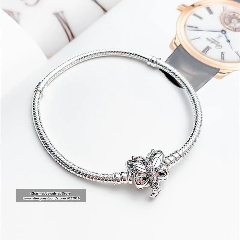 

2019 Euro logo Jewelry Silver charm bangle 925 bracelet for women pulseras mujer gift,1pz