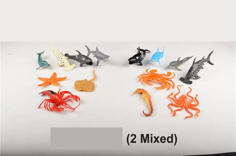 

Model Oceans Animal Model Doll Ornaments Multi--Marine Organism Mode Oceans Toy Model Sharks Hot Sales