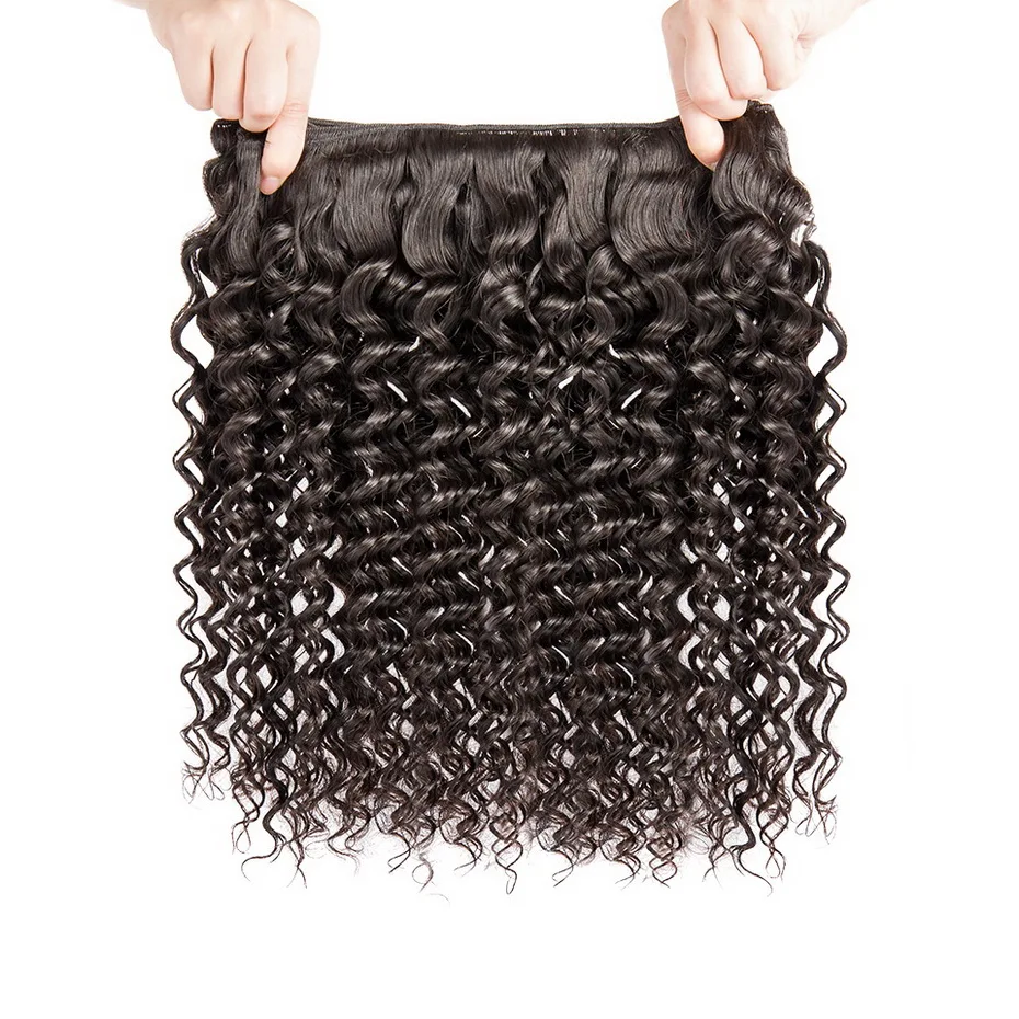 Stema 1/3/4 пряди волос глубокая волна человеческих волос пряди бразильских человеческих-Волосы remy удлинитель Длина 3" 32" 3" 36" 3" 40"