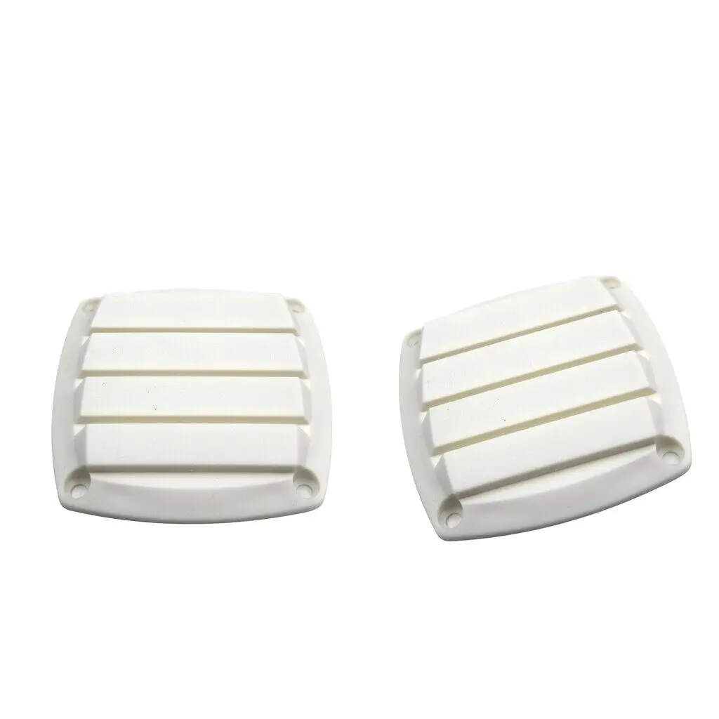 2 Pcs Boat White Nylon Plastic 85mm Marine Hose Intake Vent Ventilation Cover din933 nylon external hex bolts hex screws white m3 m4 m5 m6 m8 m10 m12 plastic screws insulation bolt pa66 gb5783