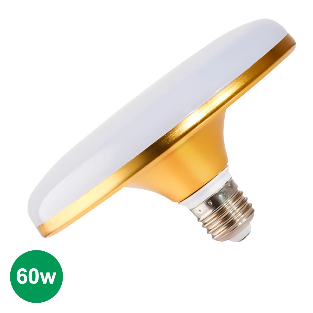 Белый светодиодный светильник E27 Светодиодный светильник высокой мощности для дома 12 Вт/15 Вт/20 Вт/24 Вт/36 Вт/50 Вт/60 Вт - Испускаемый цвет: 60w