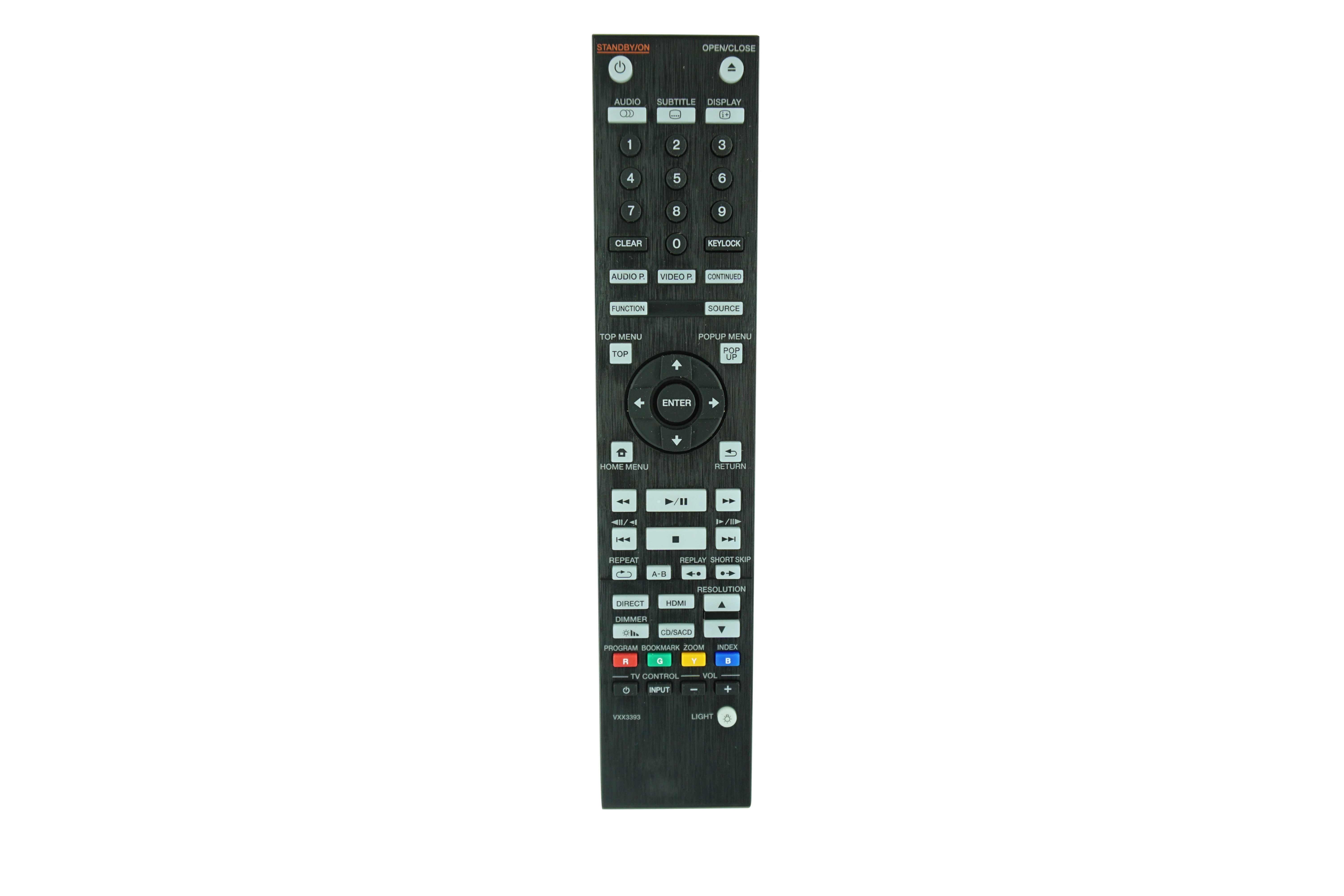 Controle Remoto Sobressalente para Pioneer Vxx3393 com Leitor de Dvd e Disco Embutido Embutido Embutido 3d