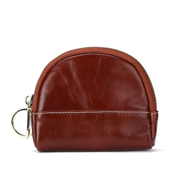 Кожаный клатч женская многофункциональная сумка для монет креативная сумка для хранения ключей на молнии