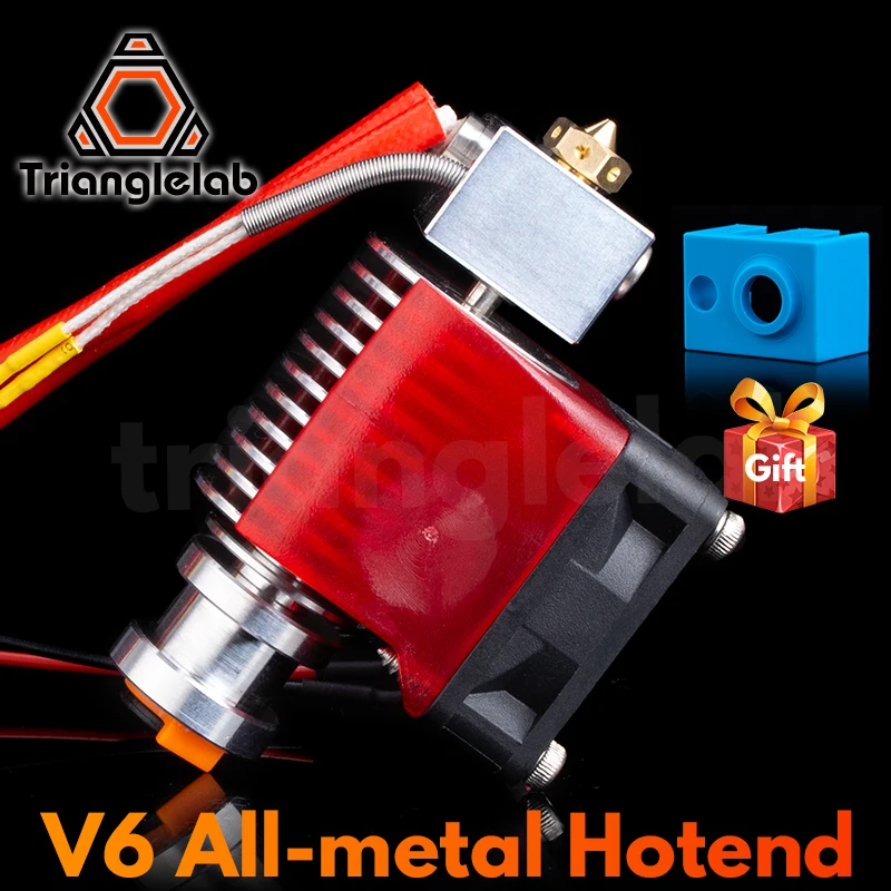

Trianglelab Highall-metal V6 Hotend 12V/24V Remote Bowen Print J-head Hotend And Cooling Fan Bracket For E3D HOTEND For PT100