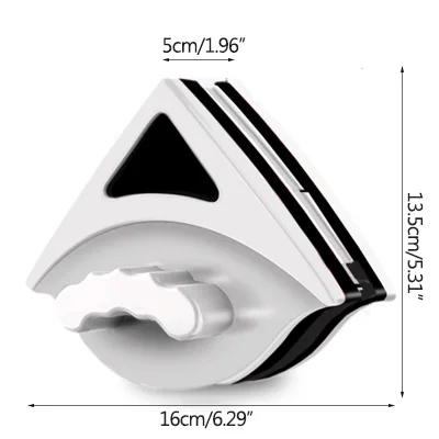 3-8mm glass Стекло очиститель для наружных осветительных приборов двухсторонняя вытирания с высокой посадкой бытовой Однослойная двухслойные полые щеточка для Чистки скребок - Цвет: 3-8mm glass