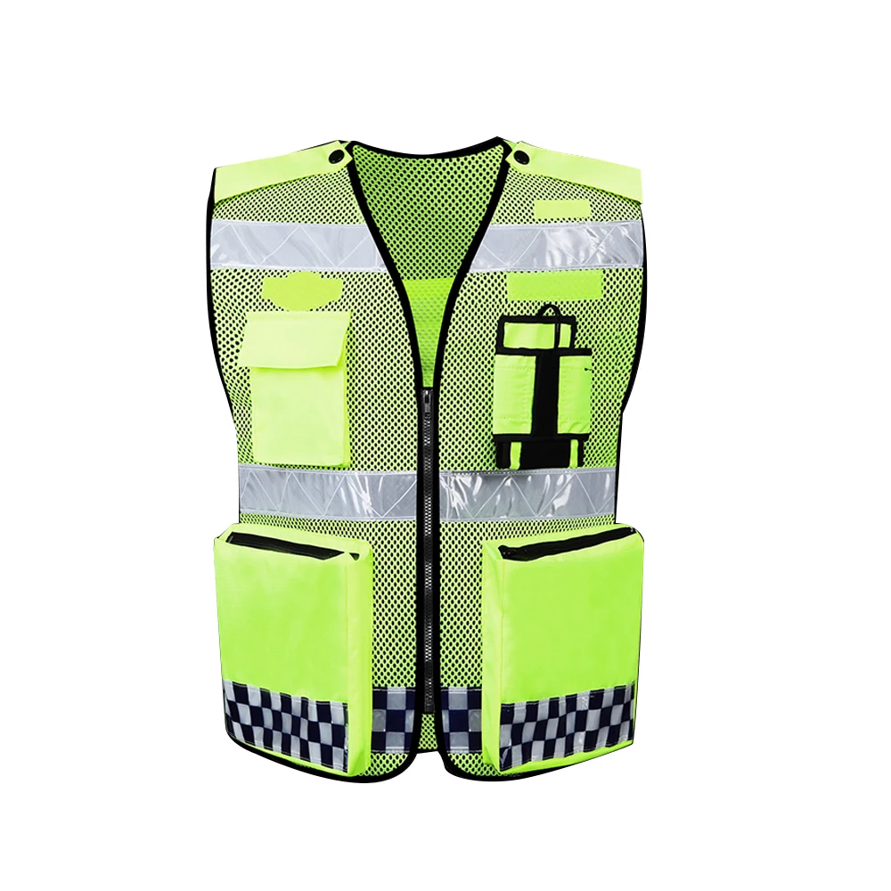 

SFVest High Visibility Reflective Safety Vest Reflective Vest Workwear Security Working Clothes Night Warning Safety Waistcoat
