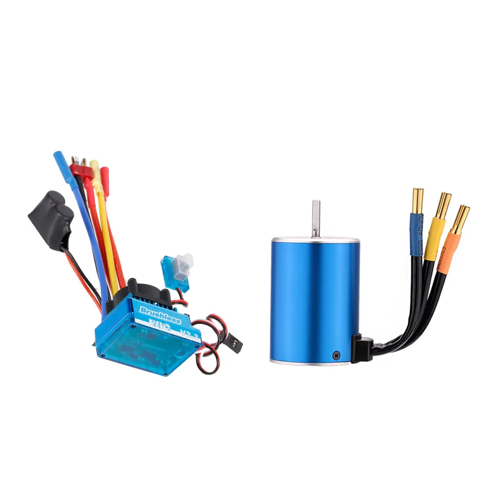 2440 4300KV 4P Motor Sin Escobillas Sin Sensores Con 30A ESC Combo Para 1 18 1 16 Coche Enchufe T