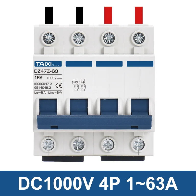 Generic Solar Energy Pv Mcb Dc 1000v Mini Circuit Breaker 2p 100a 500v