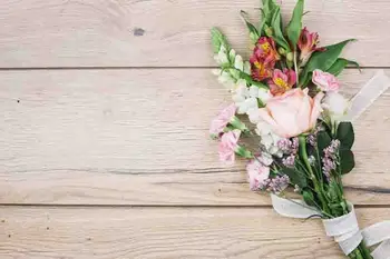 

Vinyl Custom Photography Backdrops Prop Flower Wood Planks Christmas Theme Photo Studio Background 191025-369