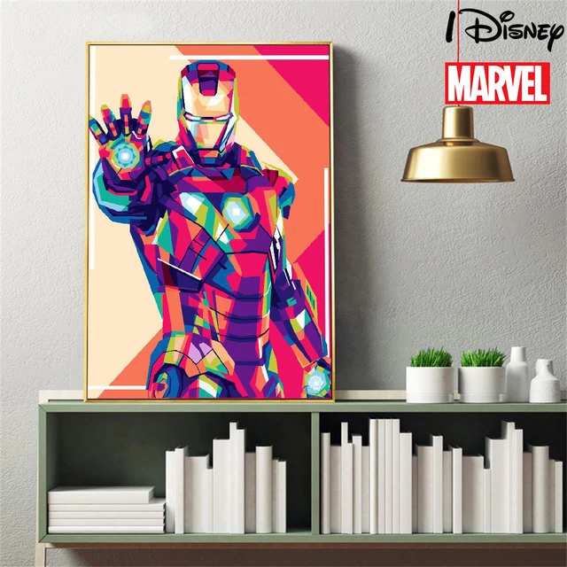 consumirse Alrededor reacción Marvel Iron Man Disney Anime The Avengers Poster Graffiti Art Painting  Street Pop Art Canvas Print en Wall Art Picture Kids Room _ - AliExpress  Mobile