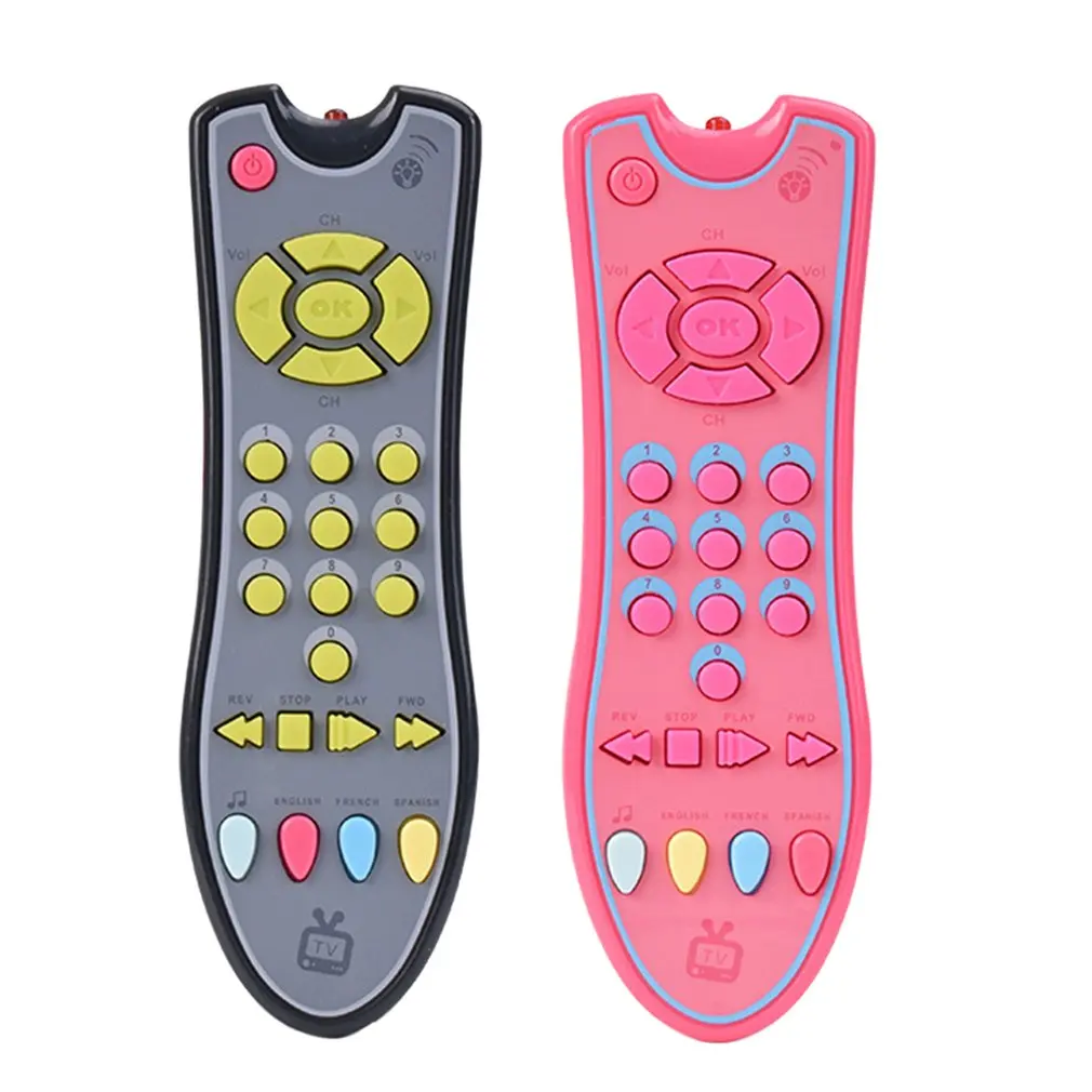 Infant Tv Remote Control Toy Realistic Lights Musical Learning Toddler Toys Developmental Infant Gifts For Baby Toddler Toy