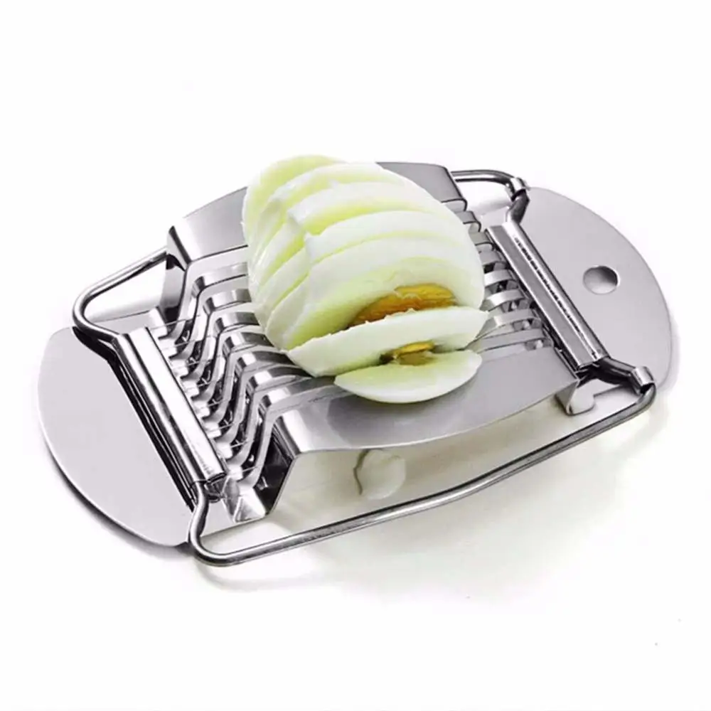 Hot Sale Stainless Steel Boiled Egg Slicer Section Eggs Cutter Tools Carrot Tomato Cutter For Kitchen Cooking Tools
