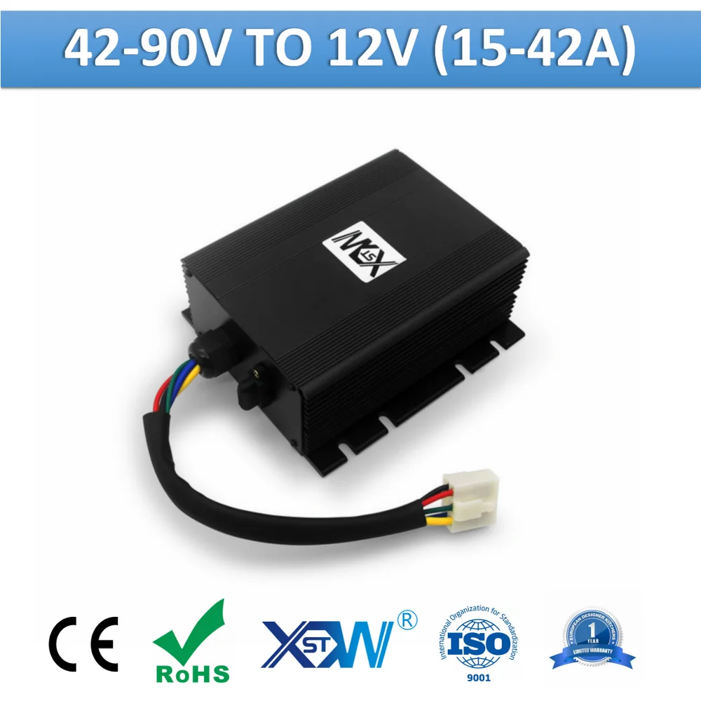 Xwst-conversor de Isolamento cc Conversor de cc de 42-90v 48v 60v 72v 90v para 12v 15a 20a 25a 35a 42a Step Down Conversor de Buck Isolado
