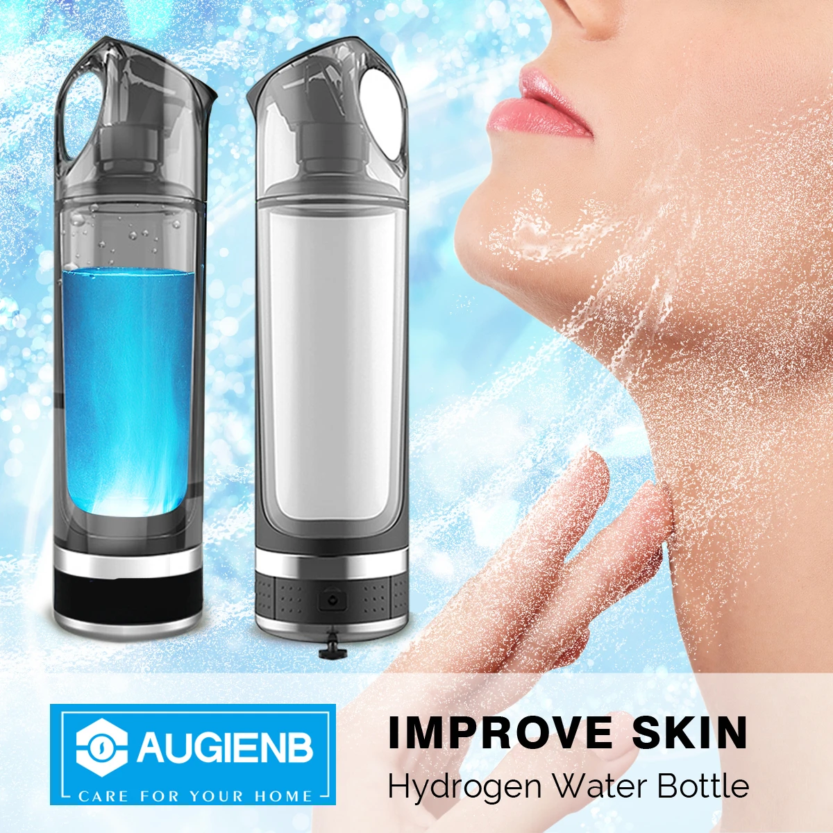 AUGIENB 500 мл гидрогены богатая бутылка для воды Lonizer щелочной генератор