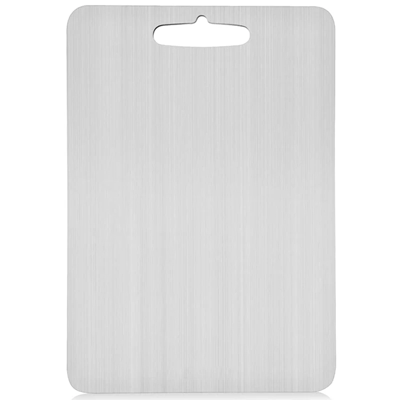 

304 Stainless Steel Kitchen Cutting Board Ultra-Thin Stainless Steel Cutting Board Multi-Purpose Cutting Board Suitable for Vege