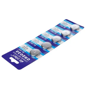 

5PCS 5PCS Button Battery 3V CR2032 BR2032 DL2032 ECR2032 Cell Coin Lithium Li-ion Batteries Promotion Watch Computer LED Light