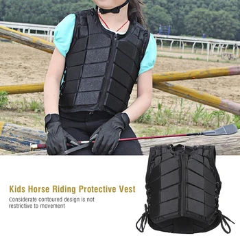

High Quality Outdoor Safety Horse Riding Equestrian Vest Protective Body Protector Kids Boys Girls S/M/L Rafting Kayak