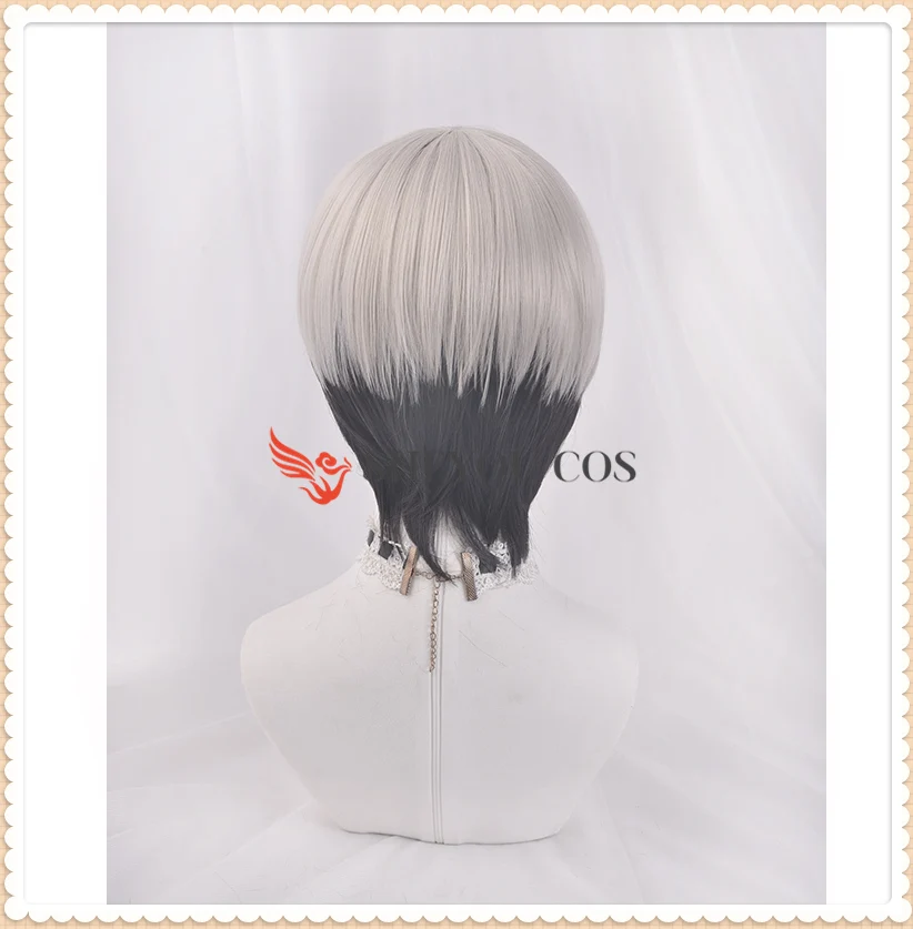 Uzaki-chan Wants to Hang Out! Hana Uzaki Wig Cosplay Uzaki-chan Wants to Play! Halloween Short Wig Gray Black Gradient Synthetic anime outfits female