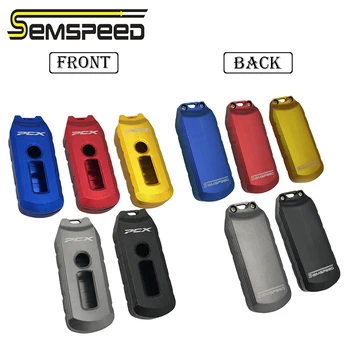 

3D Remote Control Keychain Case Bag For Honda PCX125 PCX150 2016 2017 2018 2019 2020 Key Chain Key Case Cover Bag CNC Aluminum