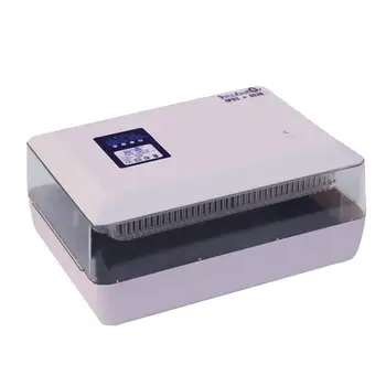 

220V Fully Automatic Egg Incubator Mini Eggs Poultry Hatcher Chick Hatchery with Original EU Plug White