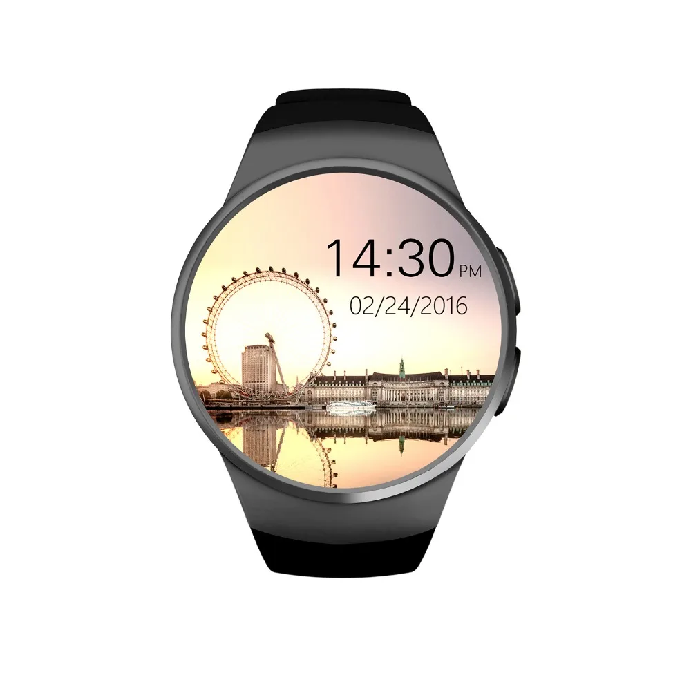 EnohpLX KW18 умные часы NFC монитор сердечного ритма умные часы для Apple samsung Android шагомер Здоровье Полный Круглый MTK2502C