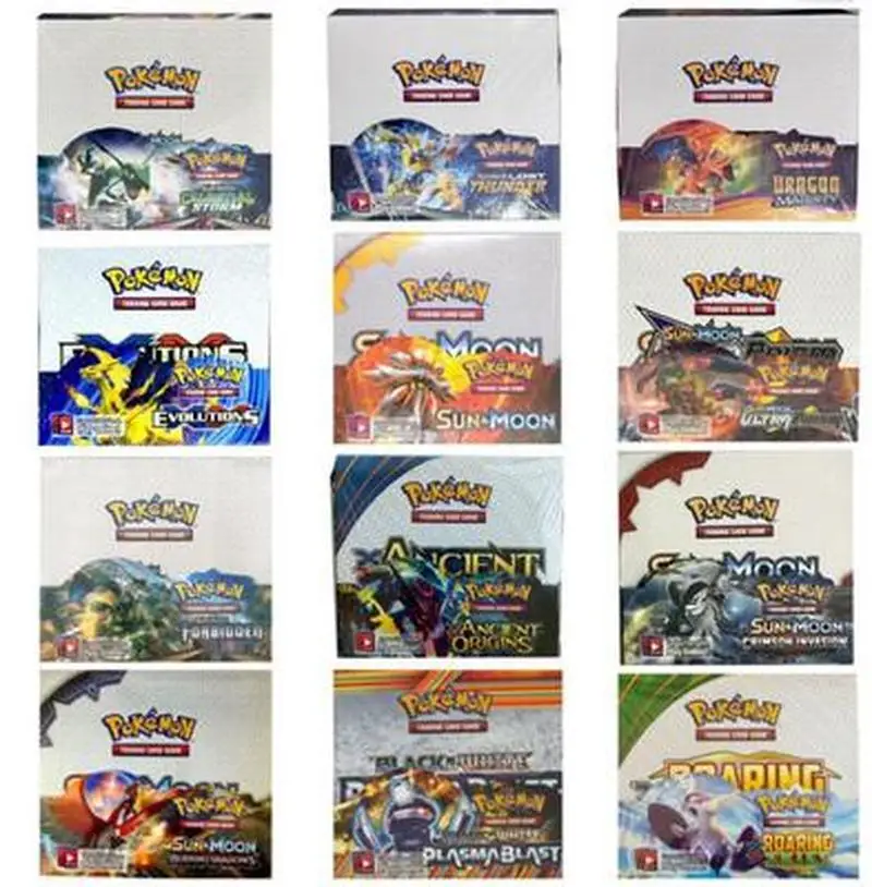 36 Packs Per Box Pokemon TCG: Sun& Moon Sm11 Forbidden Light Booster Sealed Box Collectible Trading Card Set Child Toy Gift
