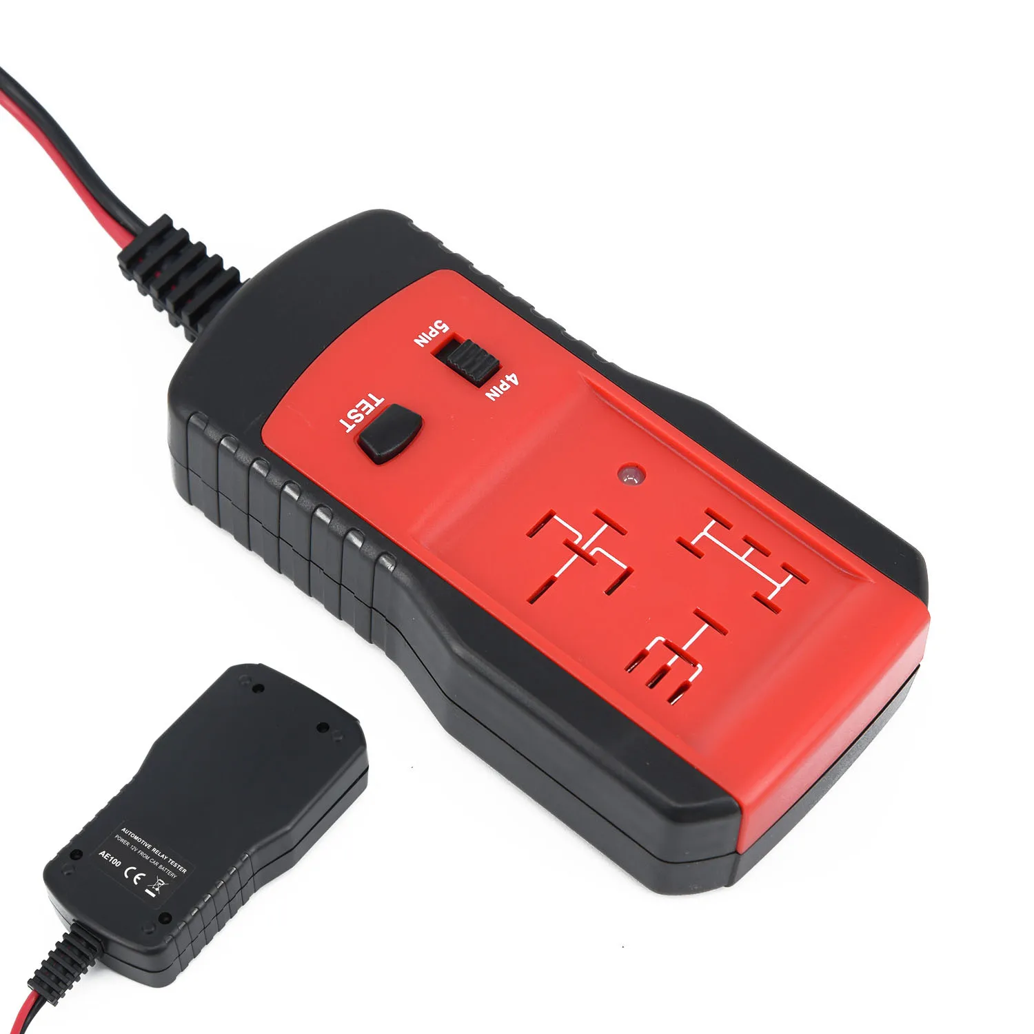 

Automotive Relay Tester Plastic Battery Vehicle Automobile Diagnostic 12V AE100 Checker High Quality