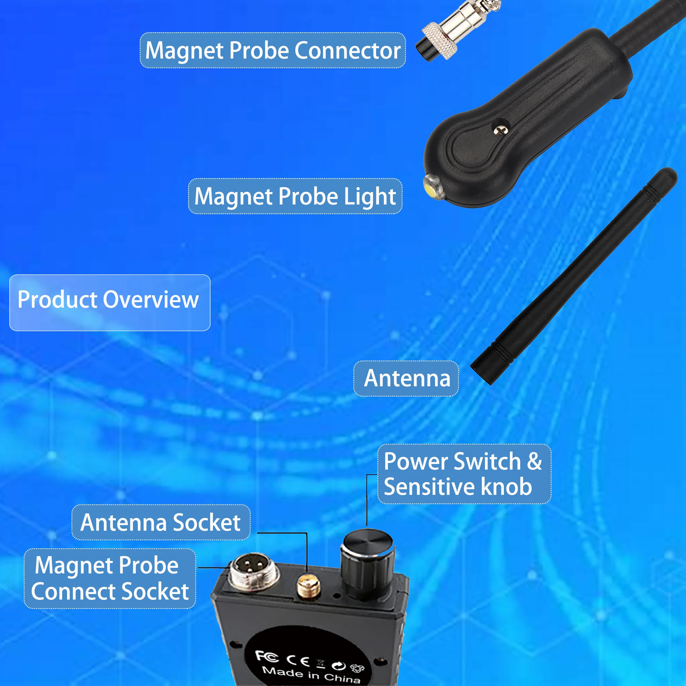 Upgrade Anti Spy RF Detector,High Sensitivity Wireless Hidden Camera Detect Bug GPS Tracking GSM Audio Listening Device Finder