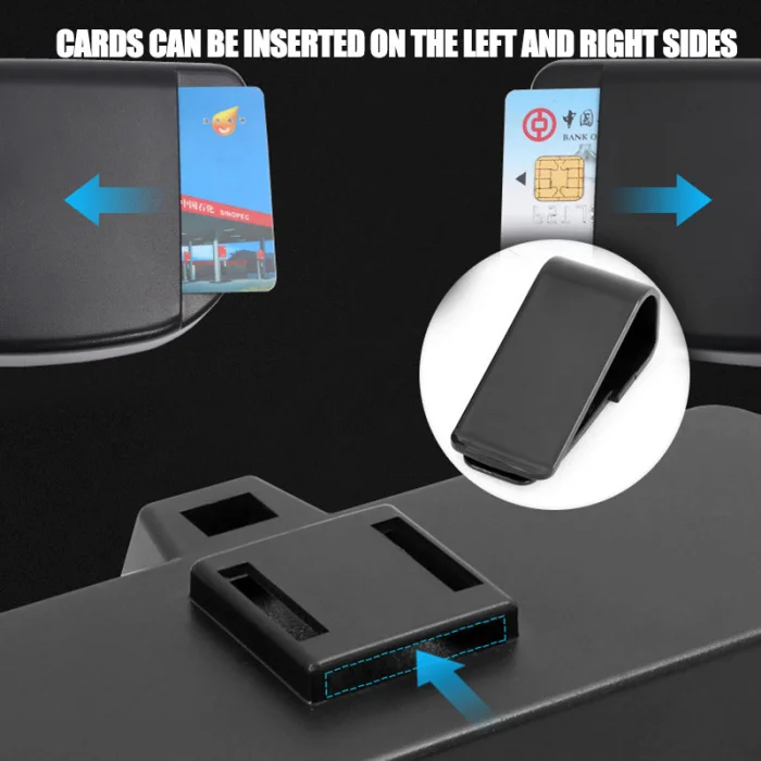 Универсальный автомобильный футляр для солнечных очков футляр для очков коробка для хранения Органайзер крепление с зажимом для