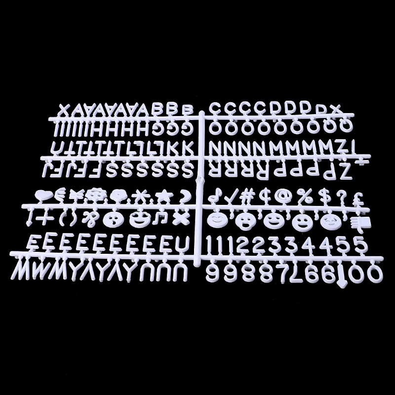 Персонажи для войлочной доски с буквами, 340 шт., цифры со сменными буквами, Прямая поставка