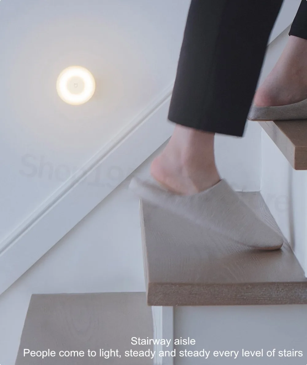 (Presale) 2019 Xiaomi Mijia Night Lamp Light 2 Generation 360 Degrees Magnetic Rotation 2 Level Brightness Adjustment (3)