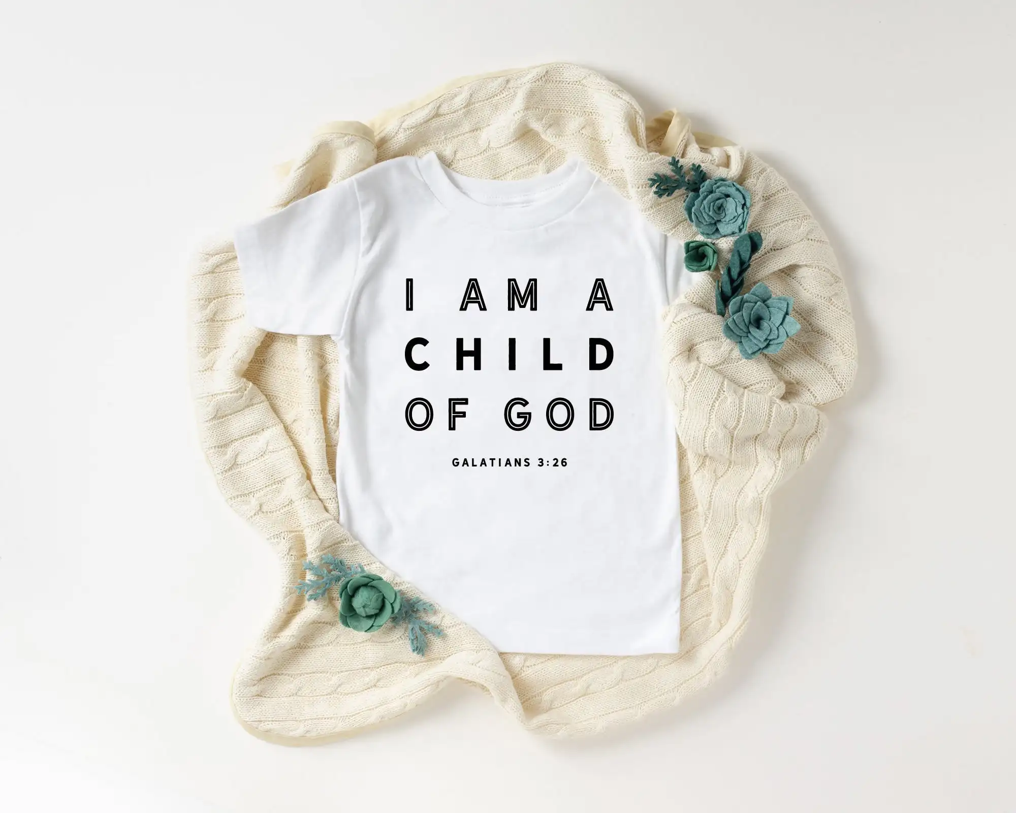 Toddler Shirt Jesus Religious Christian Short-Sleeve Baby Unisex Child God Casual of